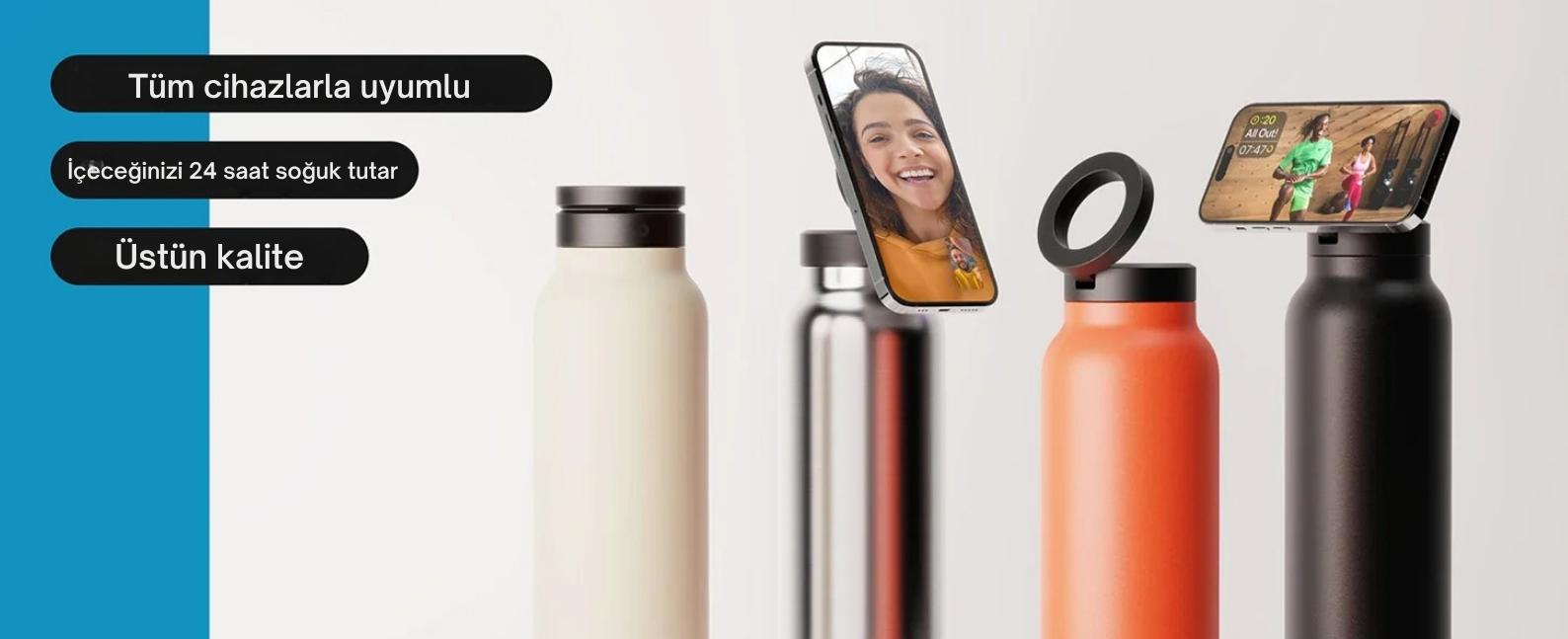 Voltura™ SnapBottle – Tripodlu Su Şişesi